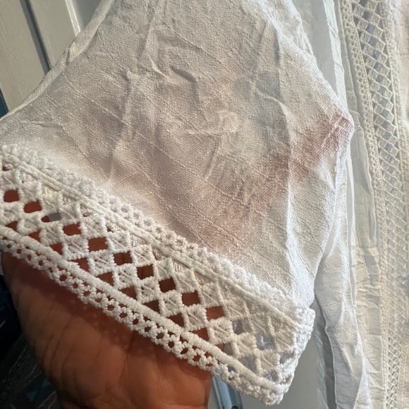 Cupshe Light & Delicate White Cover-Up Kimono~Small - Picture 9 of 15